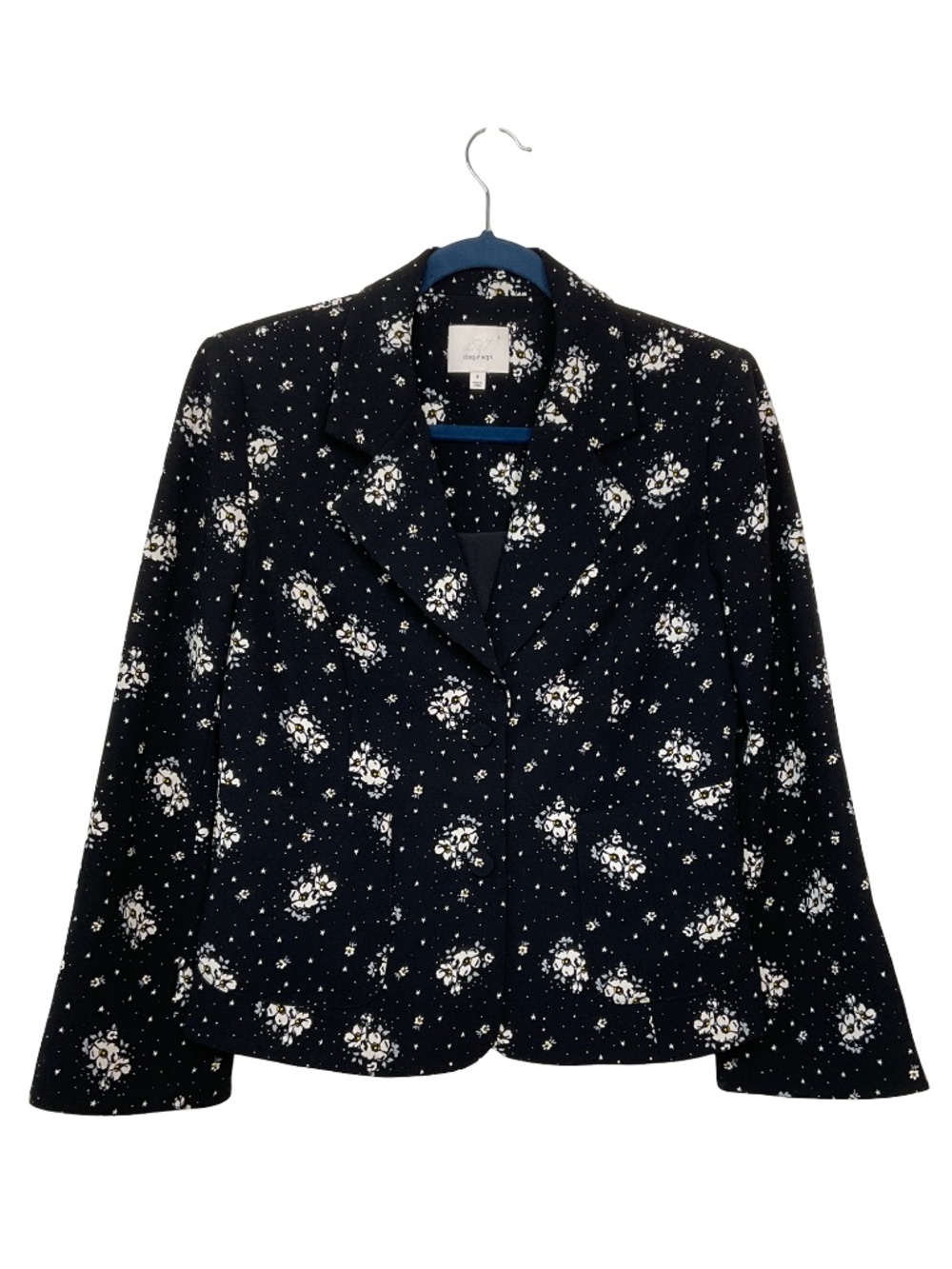 Cinq a Sept Stardust Onyx Floral Blazer